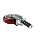 5 -дюймовый средний расширительный кронштейн подвижный Jujube Red Caster Wheels